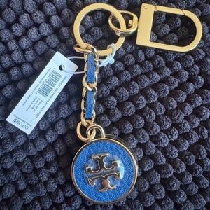 Tory Burch key fob keychain set of 3